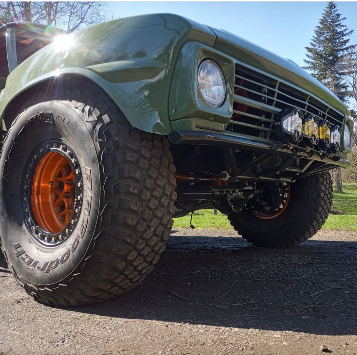 Ford F100 Bumpside Front Fenders